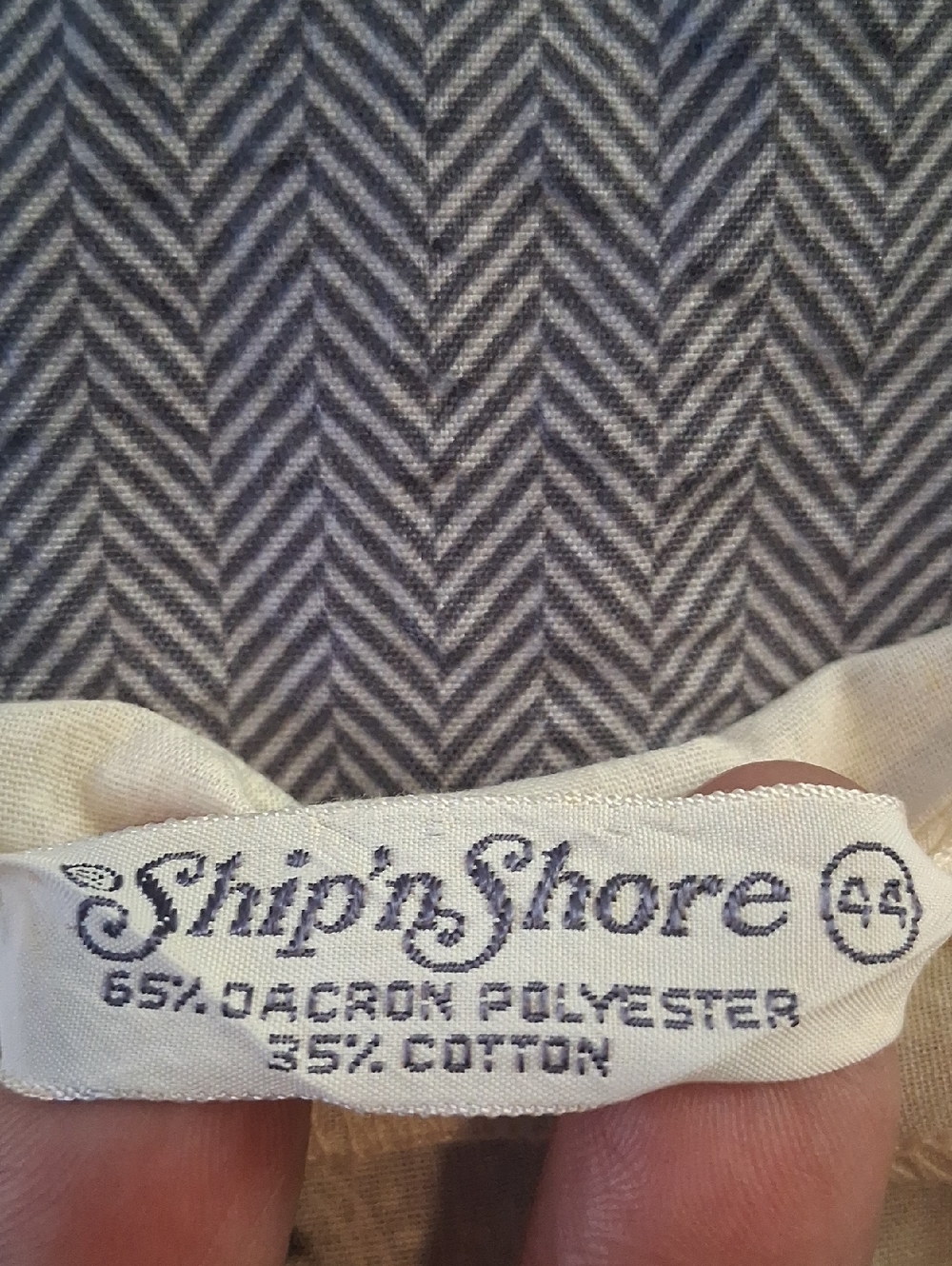 Vintage Ship 'N Shore Floral Button Down Blouse Size 44 Or XL Boxy Cottage - Picture 5 of 7